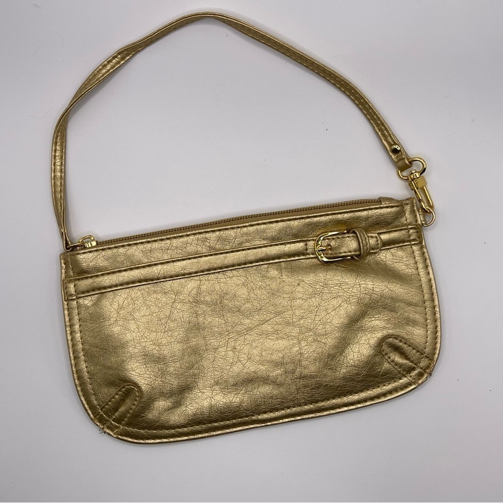 Neiman Marcus | Gold Metallic Clutch